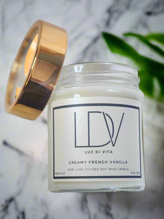 Creamy French Vanilla - Luz Di Vita Candles