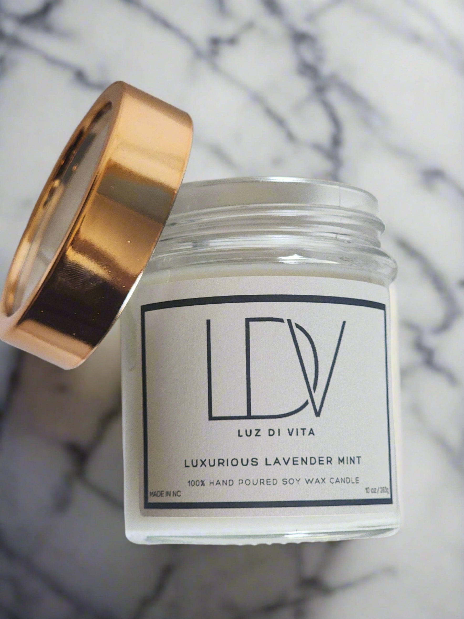 Luxurious Lavender Mint - Luz Di Vita Candles