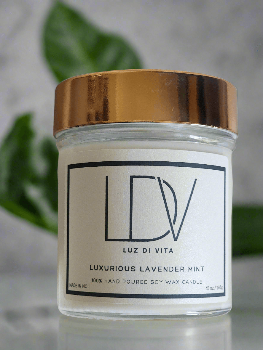 Luxurious Lavender Mint - Luz Di Vita Candles