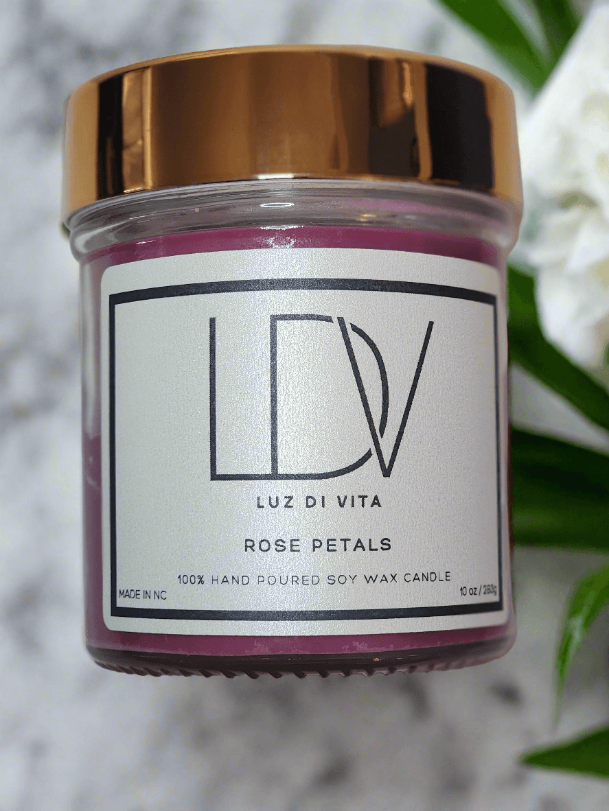 Roses Petals - Luz Di Vita Candles